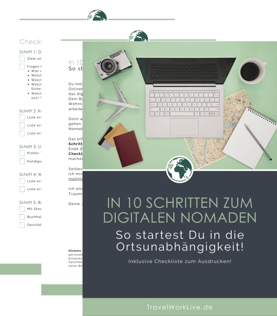In 10 Schritten zum digitalen Nomaden - E-Book Vorschau