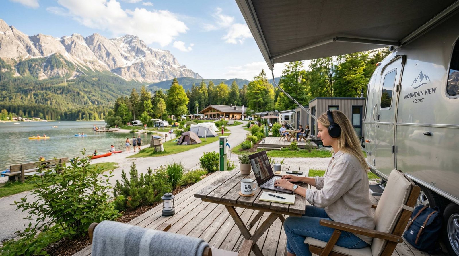 Campingresorts der unterschätzte Remote-Work-Spot