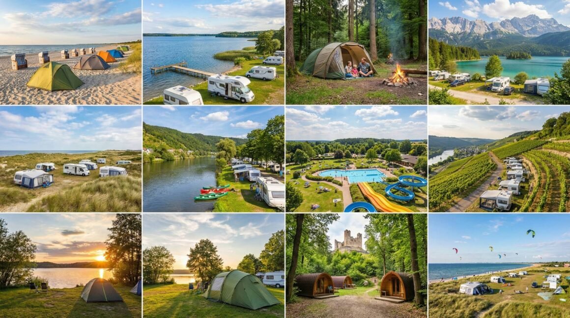 Die 11 beliebtesten Zeltplätze in Deutschland