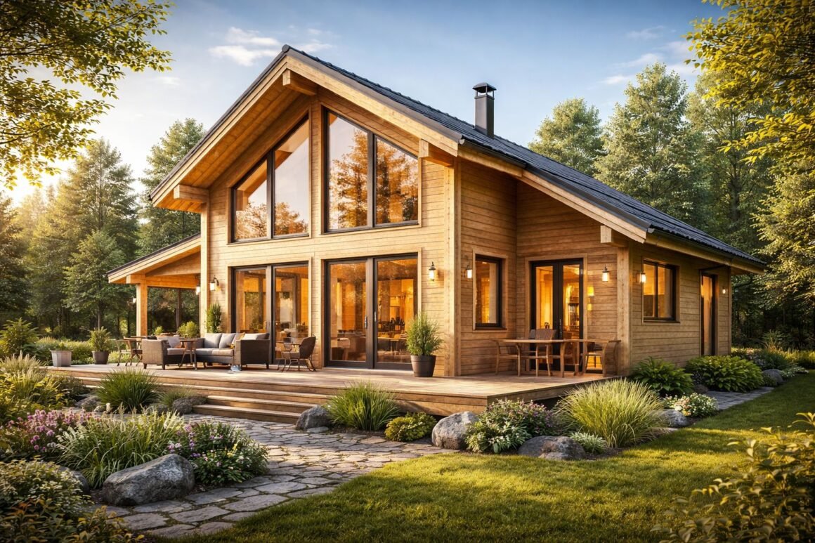 Holzhaus im Grünen kaufen