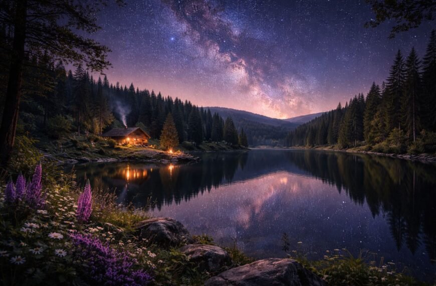 Milchstraße über dem Sternenpark Eifel