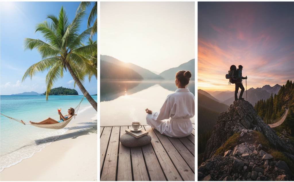 Verschiedenen Arten des Reisens