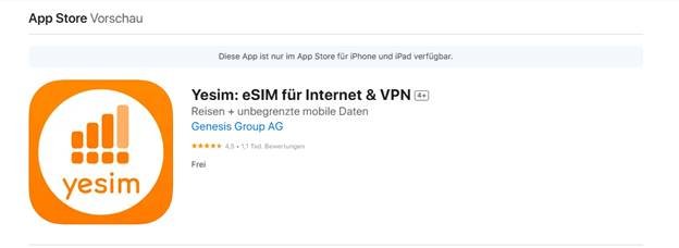 app download e-sim